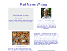 Tablet Screenshot of karlmeyerwriting.com